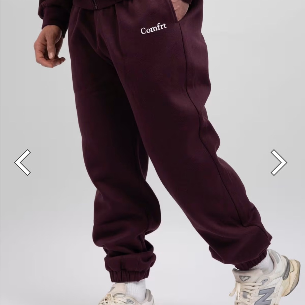 Comfrt Maroon Jogger Pants